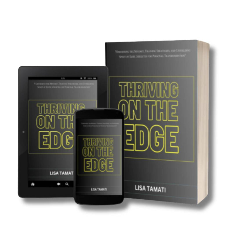 Cover of Thriving on the Edge eBook by Lisa Tamati – inspirational interview series on human potential