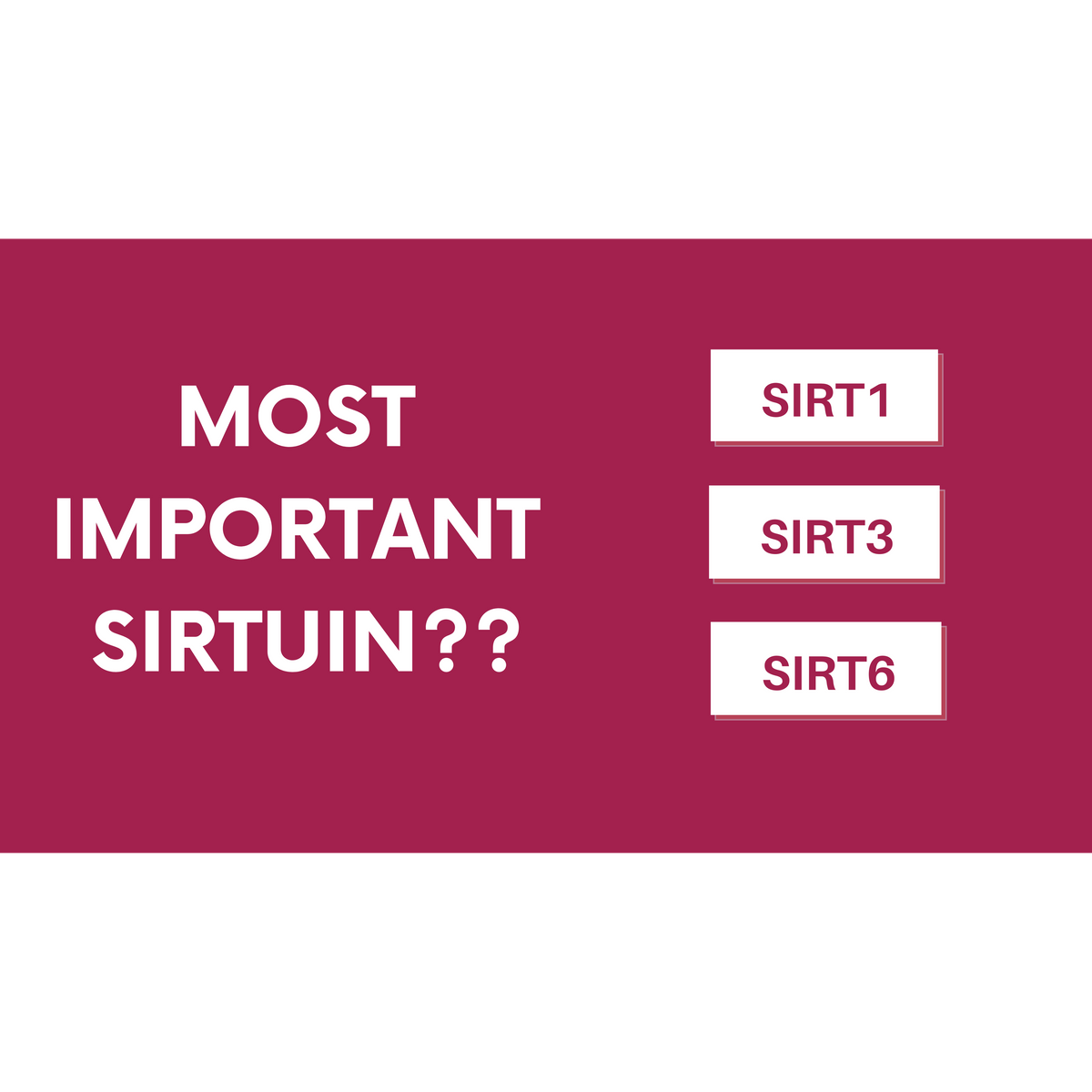 Sirtuins and Aging - What you need to know - Pushing The Limits Podcast