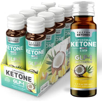 Tecton Ketones liposomal ketone bottles with packaging on a white background