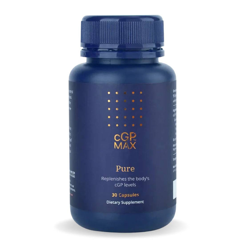 CGP Max Pure supplement for heart health, vascular function, and cellular energy