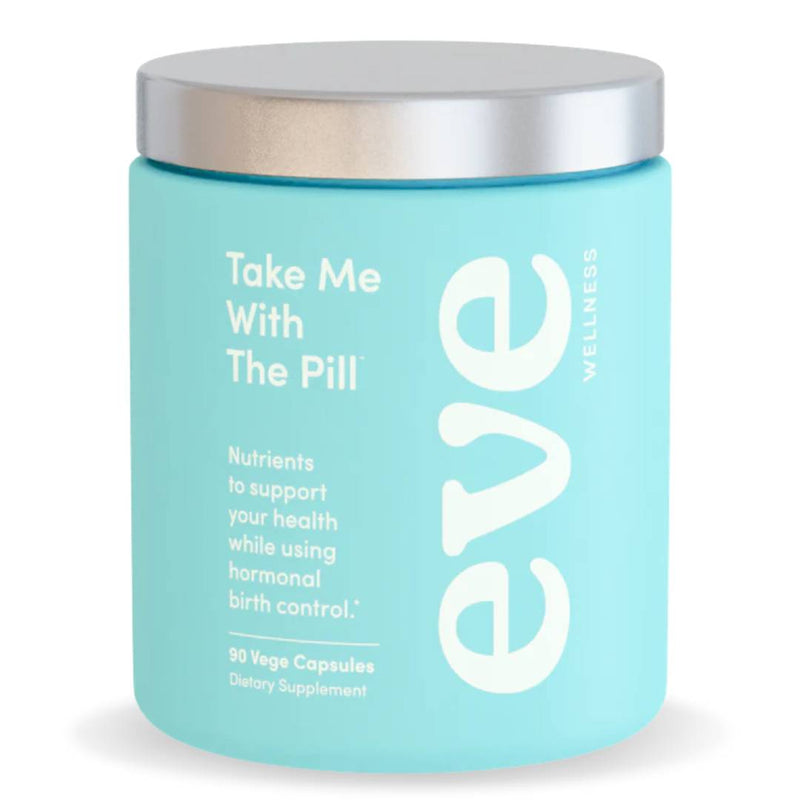Take Me With The Pill by Eve Wellness for hormone balance, digestion, and daily nutrient support while on the pill