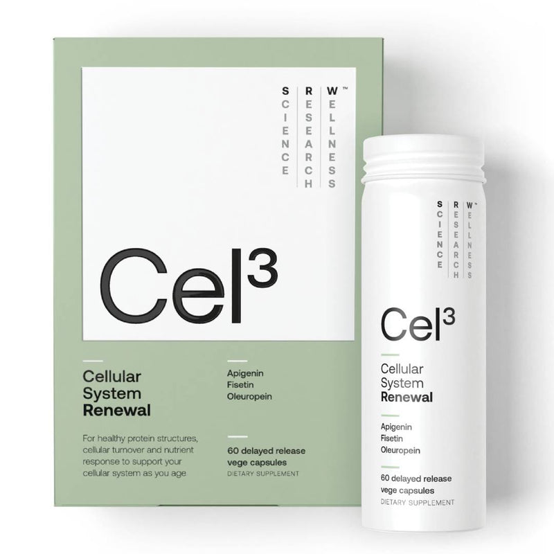 SRW CEL3, 60 capsules for cellular function, nutrigenomic support, and healthy aging