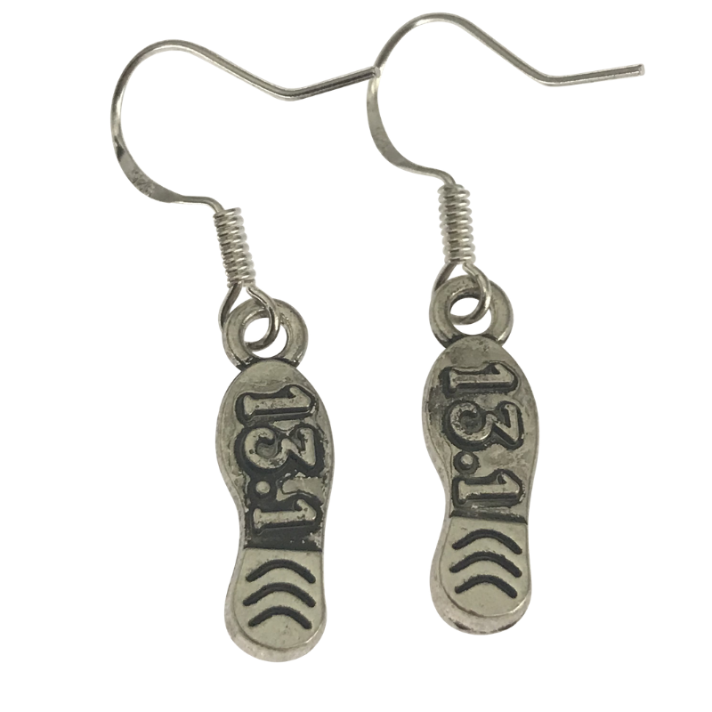 half marathon earrings